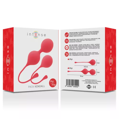 INTENSE – Kendall gésagolyó szett, piros, 28 g + 50 g