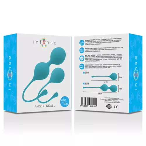 INTENSE – Kendall gésagolyó szett, kék, 28 g + 50 g