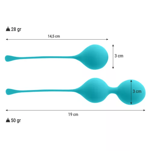 INTENSE – Kendall gésagolyó szett, kék, 28 g + 50 g