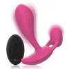 INTENSE – Shelly távirányítós vibrációs anál plug, erőteljes dupla motor, újratölthető, rózsaszín