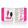 INTENSE – Shelly távirányítós vibrációs anál plug, erőteljes dupla motor, újratölthető, rózsaszín