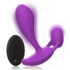 INTENSE – Shelly távirányítós vibrációs anál plug, erőteljes dupla motor, újratölthető, lila