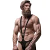FETISH SUBMISSIVE ATTITUDE – V-alakú férfi hám, 100% vegán bőr, állítható