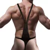 FETISH SUBMISSIVE ATTITUDE – V-alakú férfi hám, 100% vegán bőr, állítható