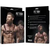 FETISH SUBMISSIVE ATTITUDE – Férfi mellhám, fekete/piros