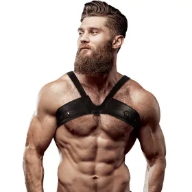   FETISH SUBMISSIVE ATTITUDE – Férfi Brigade mellhám, állítható pántokkal