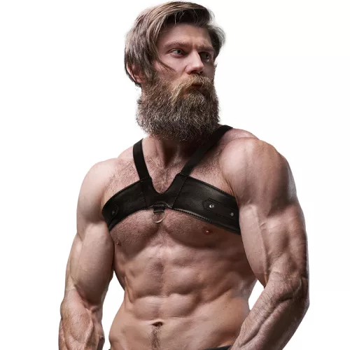 FETISH SUBMISSIVE ATTITUDE – Férfi Brigade mellhám, állítható pántokkal
