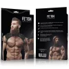 FETISH SUBMISSIVE ATTITUDE – Férfi nyakpántos mellhám, vegán bőr, állítható