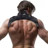 FETISH SUBMISSIVE ATTITUDE – Férfi nyakpántos mellhám, vegán bőr, állítható