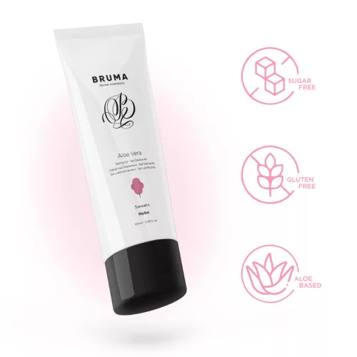 BRUMA – Aloe Vera vízbázisú síkosító gél édes aromával, 100 ml