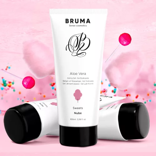 BRUMA – Aloe Vera vízbázisú síkosító gél édes aromával, 100 ml