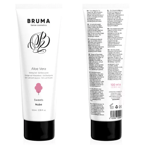 BRUMA – Aloe Vera vízbázisú síkosító gél édes aromával, 100 ml