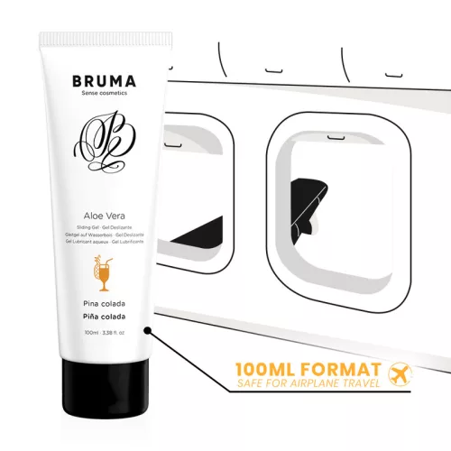 BRUMA – Aloe Vera vízbázisú síkosító gél Pina Colada aromával, 100 ml