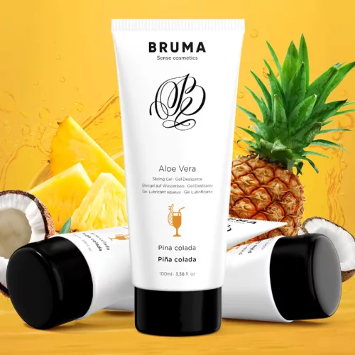 BRUMA – Aloe Vera vízbázisú síkosító gél Pina Colada aromával, 100 ml