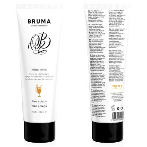BRUMA – Aloe Vera vízbázisú síkosító gél Pina Colada aromával, 100 ml