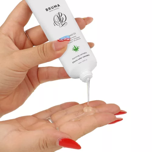 BRUMA – Cannabis aromájú melegítő hatású vízbázisú síkosító kendermagolajjal, 100 ml