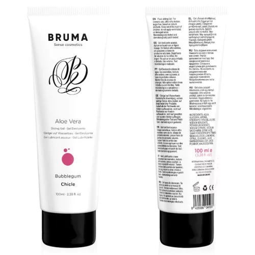 BRUMA – Aloe Vera vízbázisú síkosító gél rágógumi aromával, 100 ml