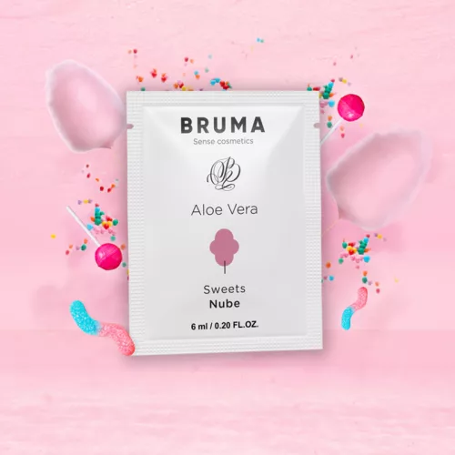 BRUMA – Aloe Vera vízbázisú síkosító gél édes aromával, 6 ml