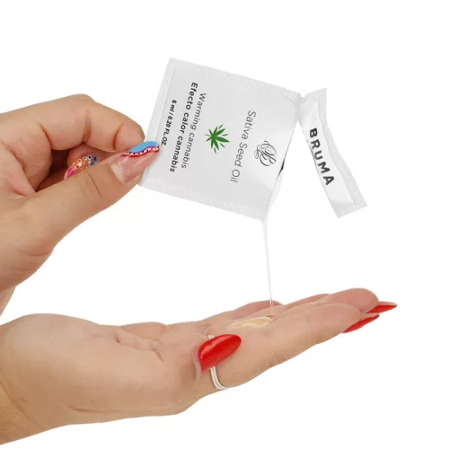 BRUMA – Cannabis aromájú melegítő hatású vízbázisú síkosító kendermagolajjal, 6 ml