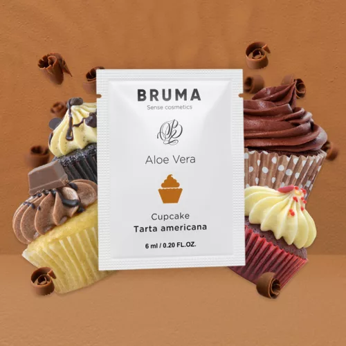 BRUMA – Aloe Vera vízbázisú síkosító gél muffin aromával, 6 ml