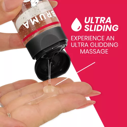 BRUMA – Premium 3 az 1-ben melegítő masszázsolaj, eper ízű, 100 ml