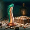 EPIC - Prémium Python szilikon dildó, zöld