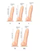 STRAP-ON-ME – Élethű dildó, S méret, natúr