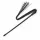 KINK – Szilikon intim ostor, 60 cm, fekete