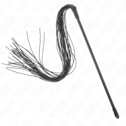 KINK – Szilikon intim ostor, 60 cm, fekete