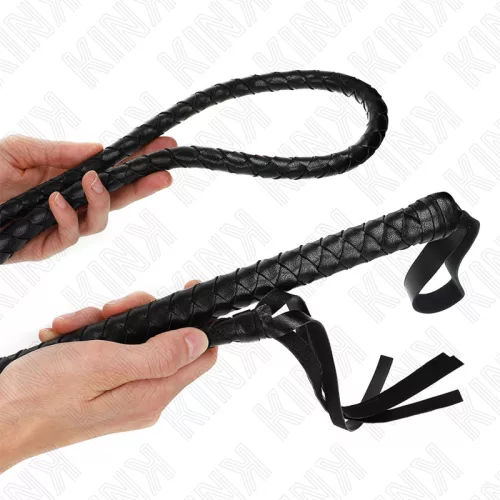 KINK - Hosszú fekete kígyóostor, 210 cm