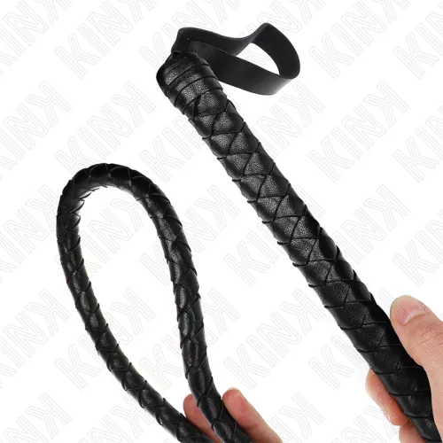KINK - Hosszú fekete kígyóostor, 210 cm