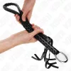 KINK – Kígyó ostor gyűrűs markolattal, 65 cm, fekete