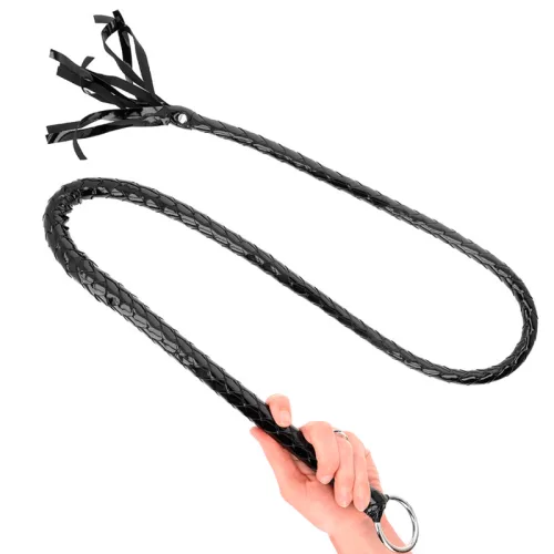 KINK - Hosszú fényes PVC ostor, 138 cm