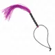 KINK – Mini szilikon ostor gyöngyökkel, 26 cm, lila