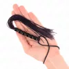 KINK – Mini szilikon ostor gyöngyökkel, 26 cm, fekete