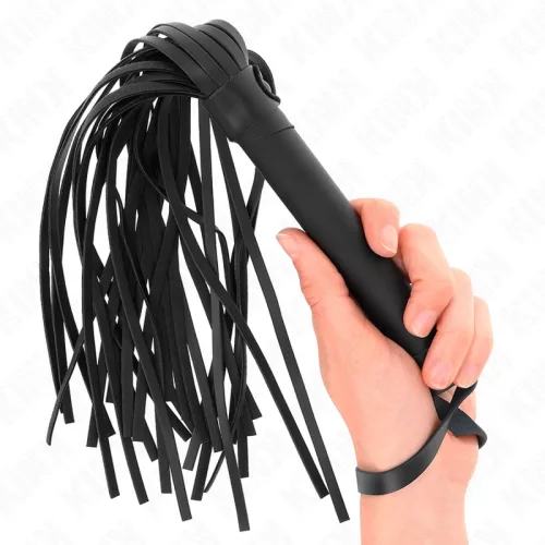 KINK – Neoprén stílusú ostor, 48,5 cm, fekete