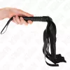 KINK - Széles szálú fekete ostor, 48,5 cm