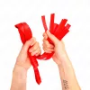 KINK - Széles szálú piros ostor, 48,5 cm