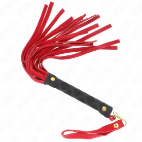 KINK - Mini piros velúr ostor, 30 cm