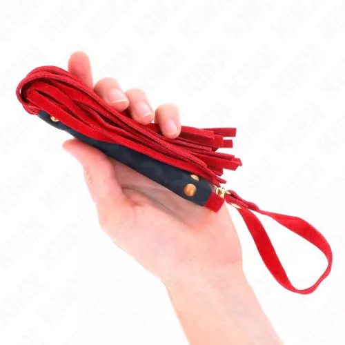 KINK - Mini piros velúr ostor, 30 cm