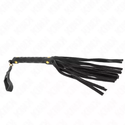 KINK - Mini fekete velúr ostor, 30 cm