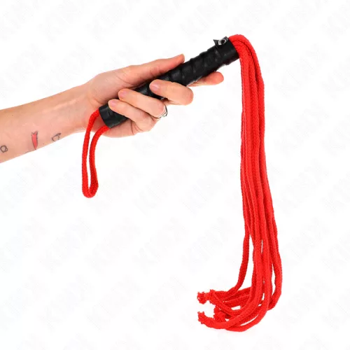 KINK - Többszálú kötélostor, 56 cm, piros