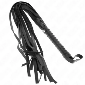 KINK - Fekete rövid nyelű, hosszú farkú ostor, 70 cm