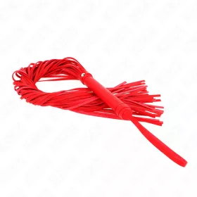 KINK – Piros, puha PVC ostor, 70 cm