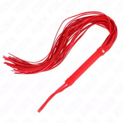 KINK – Piros, puha PVC ostor, 70 cm