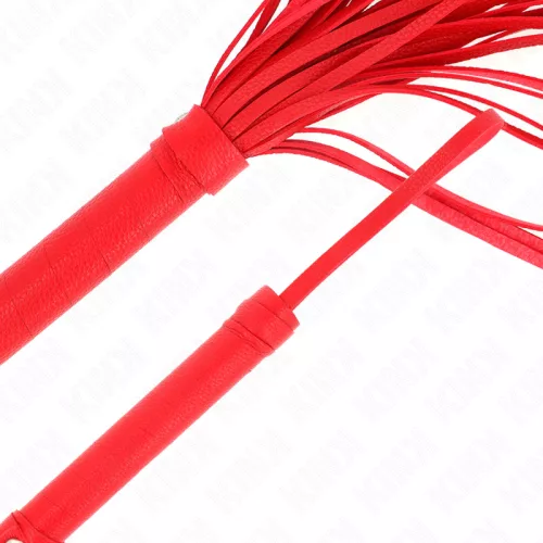 KINK – Piros, puha PVC ostor, 70 cm