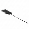 KINK – Fekete strucctollas érzéki csiklandozó, 19 cm