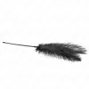 KINK – Fekete strucctollas érzéki csiklandozó, 19 cm