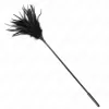 KINK – Érzéki tollas csiklandozó pálca, 45 cm, fekete