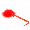 KINK - Kötél nyelű pálca tollvéggel, 25 cm, piros